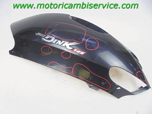 CARENA LATERALE POSTERIORE DESTRA KYMCO GRAN DINK 125 2001 - 2006 KY320113 RIGHT SIDE REAR FAIRING STRISCIATA