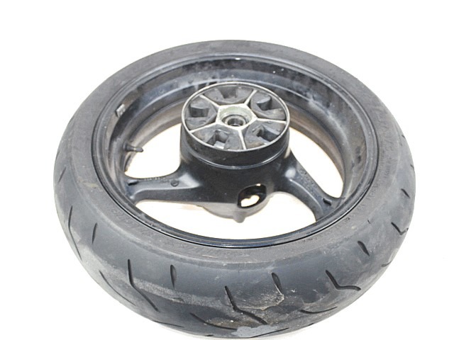 CERCHIO RUOTA POSTERIORE SUZUKI GSR 600 2006 - 2011 6411144G00019 REAR WHEEL LEGGERMENTE STRISCIATO PNEUMATICO DA SOSTITUIRE