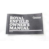 ROYAL ENFIELD SUPER METEOR 650 RAM00613A LIBRETTO USO E MANUTENZIONE 23 - 25 OWNER'S MANUAL