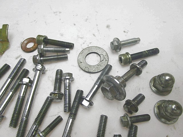 SET BULLONERIA VITI PERNI GENERICO MALAGUTI BLOG 160 BOLTS SCREWS AXLES SET