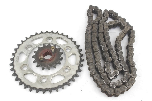 DUCATI MONSTER S4 916 67640291A 44910272A 49410682B KIT CATENA CORONA PIGNONE 01 - 02 CHAIN SPROCKETS KEI