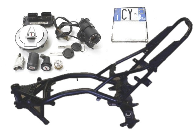 MOTO GUZZI NORGE 1200 977700 GU05729530 TELAIO CON DOCUMENTI E KIT CHIAVI ECU 06 - 10 FRAME WITH KEYS KIT