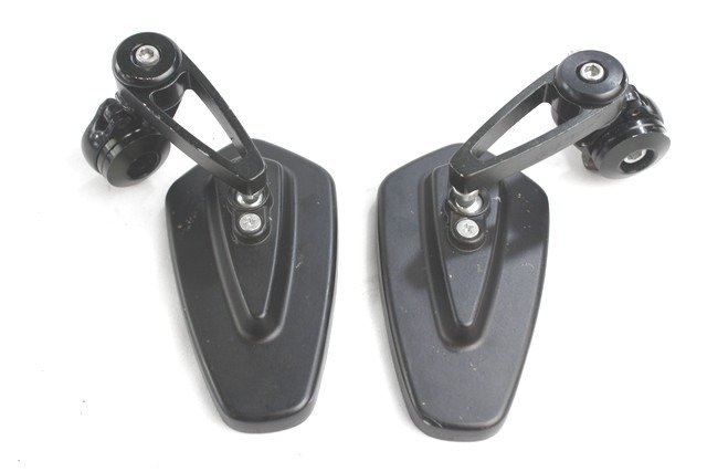 KAWASAKI Z 750 COPPIA SPECCHI RETROVISORI 07 - 15 REARVIEW MIRRORS SEGNI DI USURA ATTACCO MANCANTE