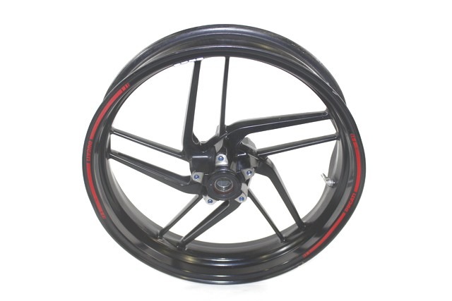 DUCATI MULTISTRADA 1200 50121631AT CERCHIO RUOTA ANTERIORE 17X.350 13 - 14 FRONT WHEEL STORTO CON AMMACCATURE