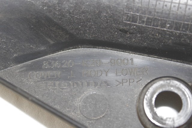 HONDA SH MODE 125 83620K29900ZC COVER POSTERIORE SINISTRA INFERIORE JF71 17 - 20 LEFT SIDE LOWER COVER 83620K299001