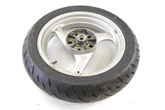 SUZUKI GSF 400 BANDIT 6411110D00 CERCHIO RUOTA POSTERIORE 17X4.00 91 - 97 REAR WHEEL PNEUMATICO 100% BULLONE DA RIMUOVERE