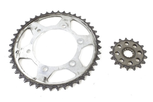 SUZUKI GSX S 1000 F 6451104K00 2751120A20 KIT CORONA PIGNONE WDG0 17 - 20 ENGINE SPROCKET CHAIN COVER