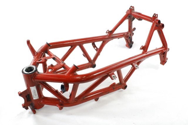 DUCATI 848 EVO CORSE 47011892BA TELAIO CON DOCUMENTI 11 - 13 FRAME WITH DOCUMENTS STORTO PIEGATO