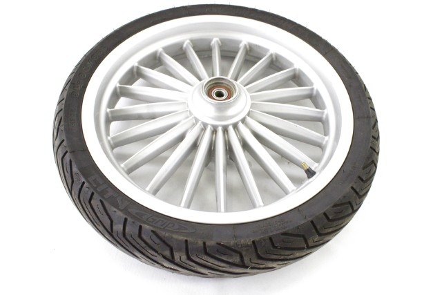 PIAGGIO BEVERLY 300 58548R CERCHIO RUOTA ANTERIORE 16X3.00 10 - 16 FRONT WHEEL PNEUMATICO 50% VITI DISCO DA RIMUOVERE