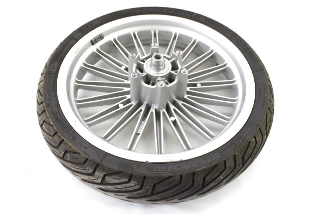 PIAGGIO BEVERLY 300 58548R CERCHIO RUOTA ANTERIORE 16X3.00 10 - 16 FRONT WHEEL PNEUMATICO 50% VITI DISCO DA RIMUOVERE