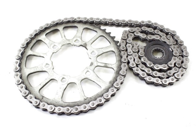 KAWASAKI Z 650 420410177 920570695 KIT CATENA CORONA PIGNONE 21 - 24 DRIVE CHAIN SPROCKETS KIT