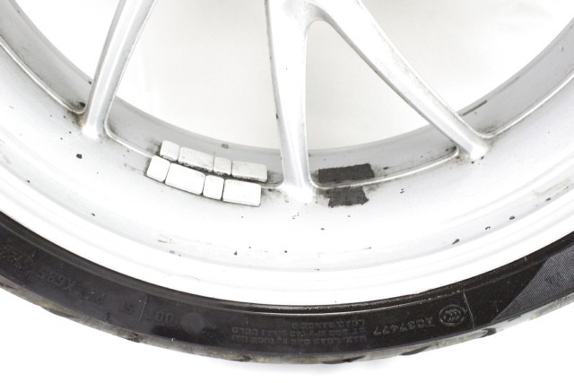 BMW R 1200 RT 36318556340 CERCHIO RUOTA POSTERIORE 17X5.50 K52 13 - 19 REAR WHEEL LEGGERA AMMACCATURA PNEUMATICO TAGLIATO