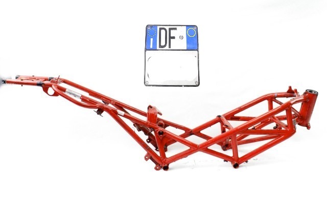 DUCATI MONSTER 695 47011862BA TELAIO CON DOCUMENTI 06 - 08 FRAME DANNEGGIATO