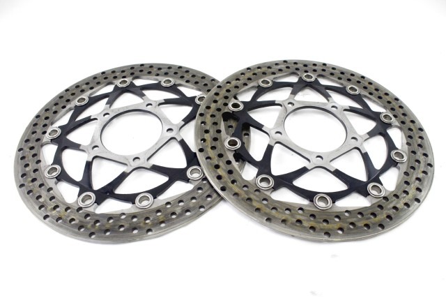 MV AGUSTA BRUTALE 990 R 8AA082759 COPPIA DISCHI FRENO ANTERIORI 09 - 12 FRONT BRAKE DISCS