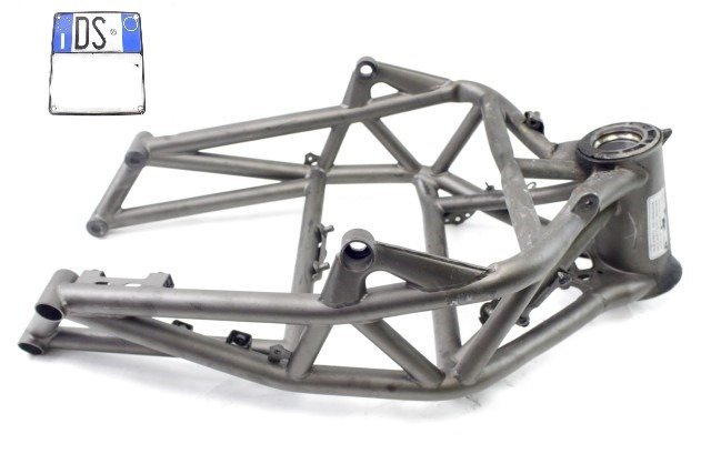 MV AGUSTA BRUTALE 990 R 80A0B2993 TELAIO CON DOCUMENTI STORTO 09 - 12 FRAME WITH DOCUMENTS