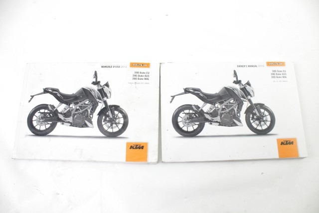 KTM 390 DUKE MANUALI USO E MANUTENZIONE 12 - 16 OWNER'S MANUALS