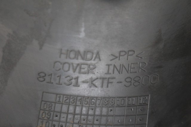 HONDA SH 150 81131KTF9800 FRETROSCUDO PARAGAMBE KF10 09 - 12 LEG SHIELD 81151KTF9800 PICCOLO CREPO