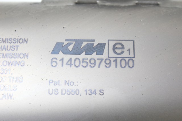 KTM 1290 SUPER DUKE GT 61405979100 MARMITTA SILENZIATORE SCARICO AKRAPOVIC 19 - 21 MUFFLER 61305979000 61305979100 61405979000 CON AMMACCATURE