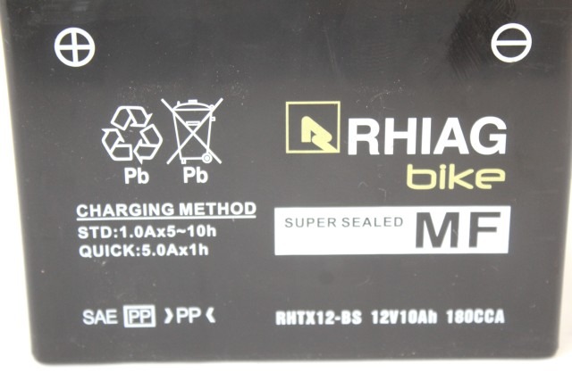 BATTERIA MOTO RHIAG BIKE RHTX12-BS 12V 10AH 180CCA BATTERY