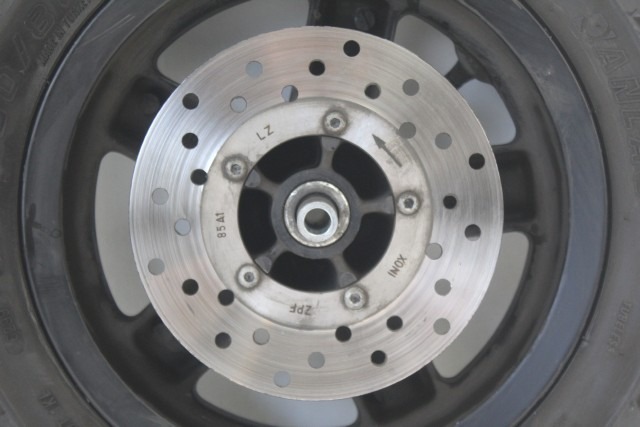 PIAGGIO ZIP 50 4T 1C0032510000C CERCHIO RUOTA ANTERIORE 10 X 2.15 18 - 20 FRONT WHEEL VITI DISCO FRENO BLOCCATE