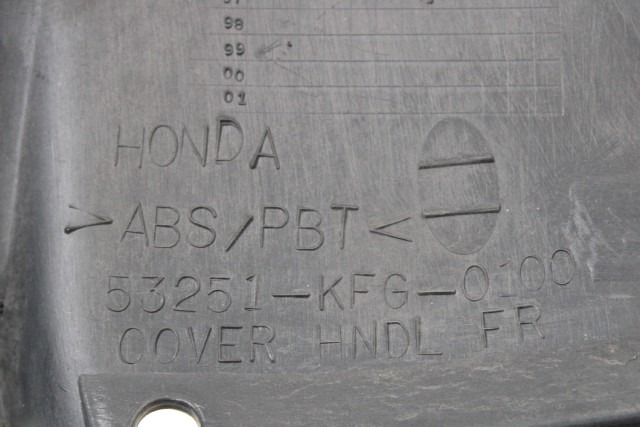 HONDA FORESIGHT 250 53251KFG0100 COVER MANUBRIO ANTERIORE 98 - 04 FRONT HANDLEBAR COVER