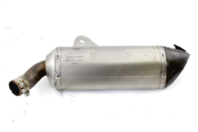 BMW C 600 SPORT 77118544341 MARMITTA SILENZIATORE AKRAPOVIC K18 11 - 15 SILENCER MUFFLER FONDELLO DANNEGGIATO 77118528402