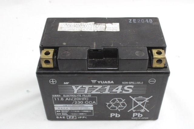 BATTERIA MOTO YUASA YTZ14S 12V 12AH 230CCA BATTERY