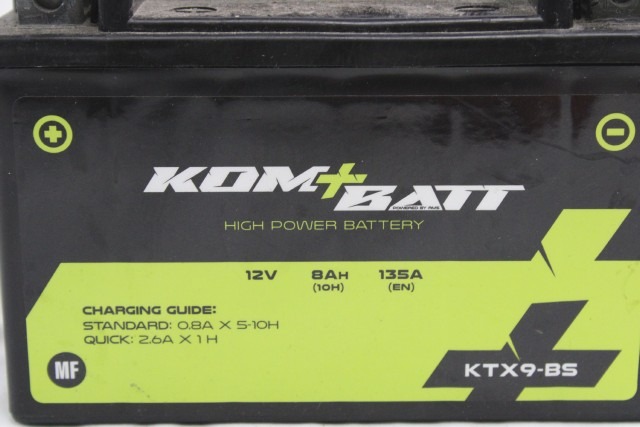 BATTERIA MOTO KOMBATT KTX9-BS 12V 8AH 135A BATTERY