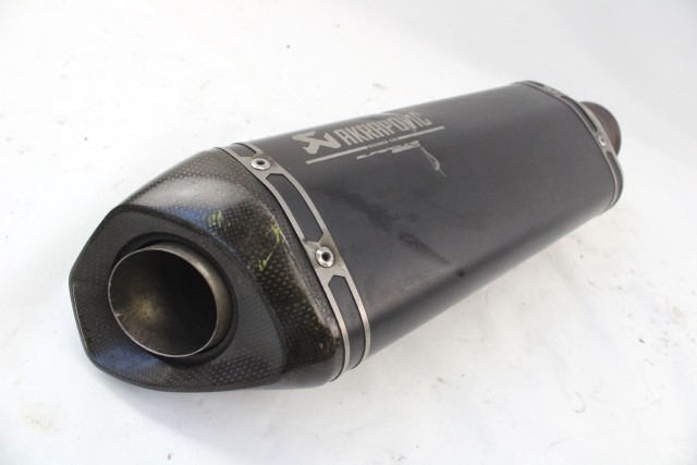 KTM 1290 SUPER DUKE R 6140597910033 MARMITTA SILENZIATORE SCARICO AKRAPOVIC 17 - 18 AKRAPOVIC MUFFLER SENZA DB KILLER CON GRAFFI 6140597900033