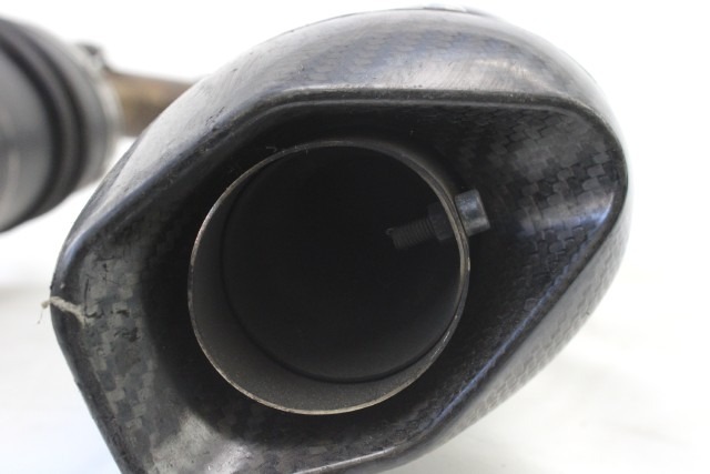 APRILIA SHIVER 750 MARMITTE SILENZIATORI DI SCARICO AFTERMARKET 08 - 10 MUFFLERS (MANCA UN DB KILLER) SEGNI DI USURA