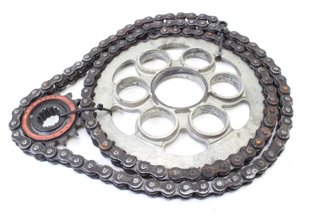 DUCATI PANIGALE V2 44910841A 49411852AA KIT CATENA CORONA PIGNONE (5.000 KM)  20 - 24 SPROCKET CHAIN KIT 49411851AA