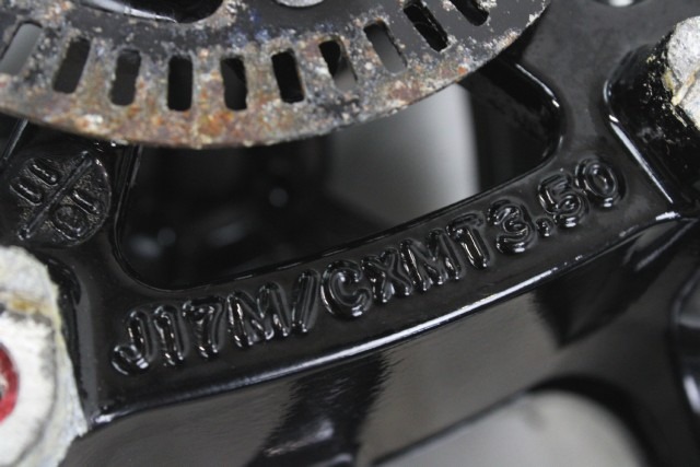 KAWASAKI NINJA 650 410730702QT CERCHIO RUOTA ANTERIORE 17X3.50 EX650KA2 17 - 19 FRONT WHEEL CON AMMACCATURA