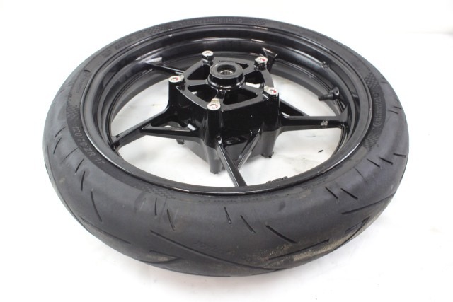KAWASAKI NINJA 650 410730702QT CERCHIO RUOTA ANTERIORE 17X3.50 EX650KA2 17 - 19 FRONT WHEEL CON AMMACCATURA