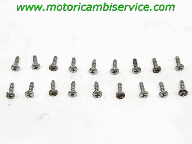 SET VITI CARENATURA SELLA APRILIA RST 1000 FUTURA 2001 - 2004 AP8152056 AP8152137 SADLLE FAIRING SCREW SET